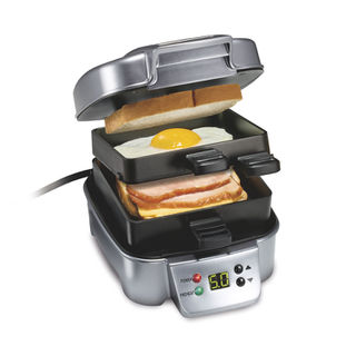 Sandwich Stacker™ Hot Sandwich Maker, Silver (25471)