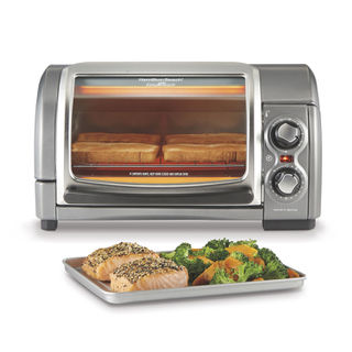 Easy Reach® 4 Slice Toaster Oven with Roll-Top Door (31344DA)