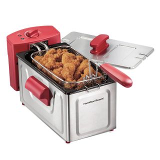 8 Cup Deep Fryer, Red (35336G)