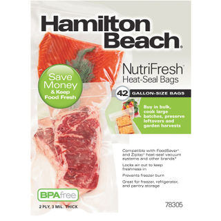 Details for NutriFresh™ Vacuum Sealer Bags (78305) NutriFresh™ Vacuum Sealer Bags (78305)
