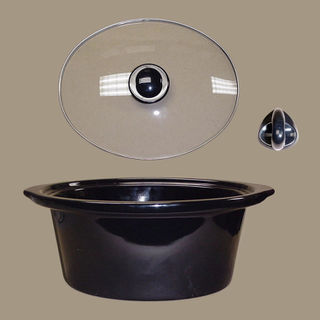 Get parts for Lid-4.5/5 Qt. Oval, Blk/Chr***