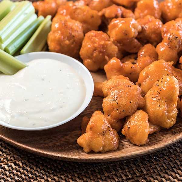 Recipe for Buffalo Cauliflower Bites