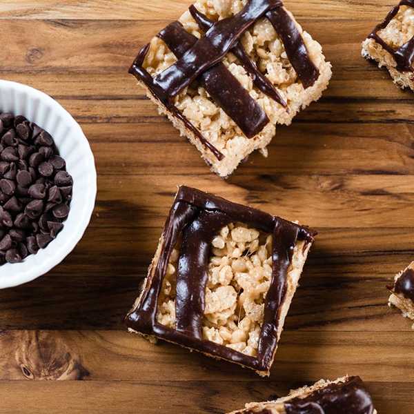 Recipe for Peanut Butter and Chocolate Rice Treats