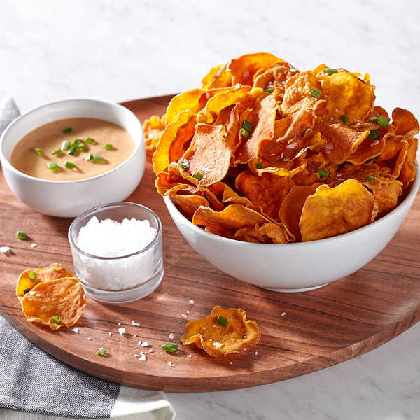 Recipe for Air Fry Sweet Potato Chips