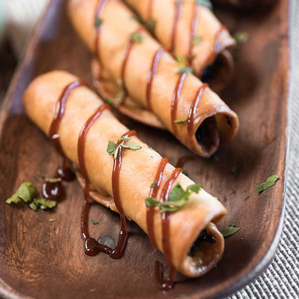 Recipe for BBQ Chicken Taquitos