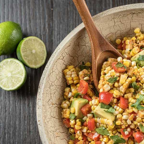 Recipe for Mexican Corn and Avocado Salad