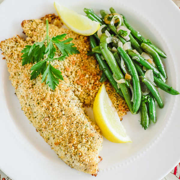Recipe for Parmesan Crusted Tilapia