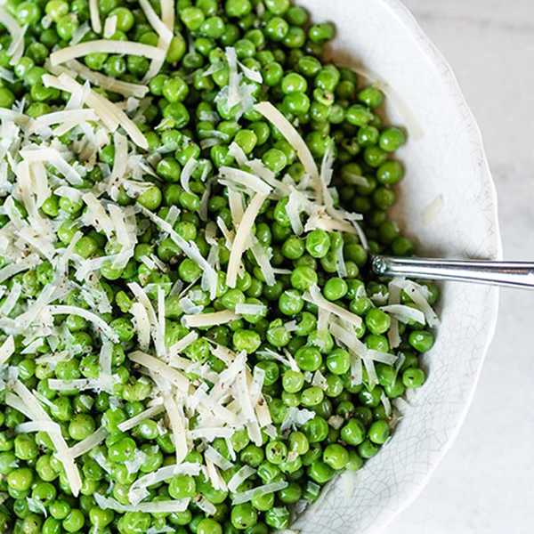 Recipe for Parmesan Peas