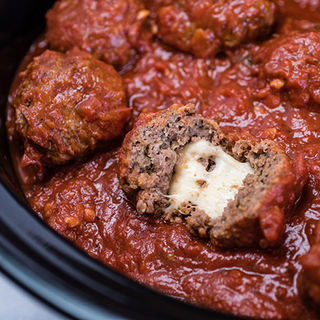  Recipe for Slow Cooker Cheese Stuffed Meatballs