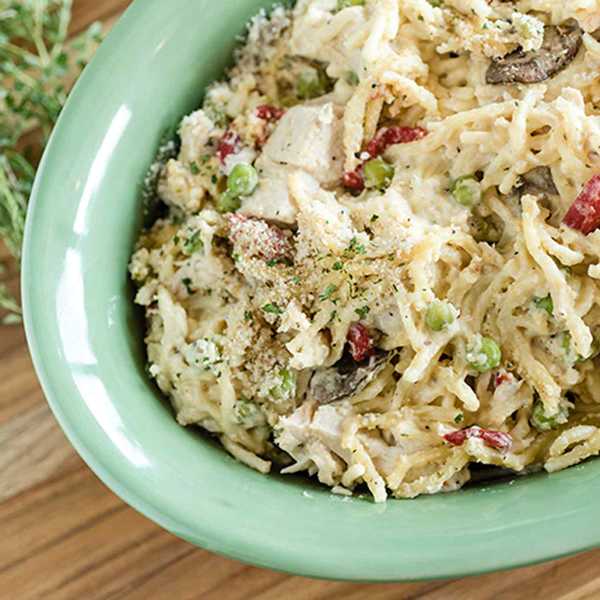 Recipe for Slow Cooker Turkey Tetrazzini