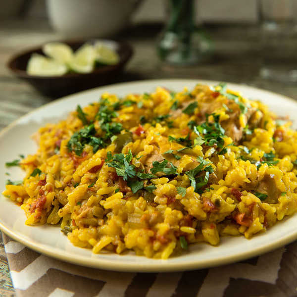 Recipe for Slow Cooker Arroz con Pollo