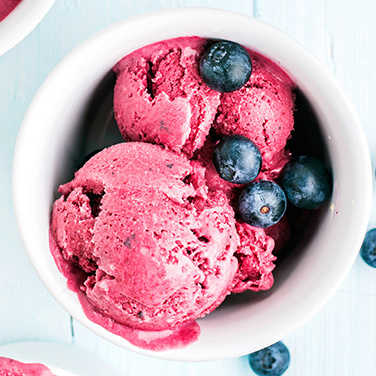 Recipe for Blueberry Frozen Yogurt