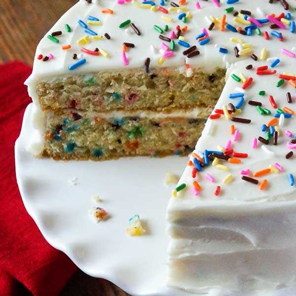 Recipe for Buttermilk Confetti Cake