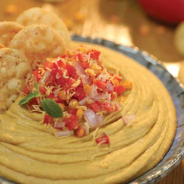 Recipe for Chaat Hummus