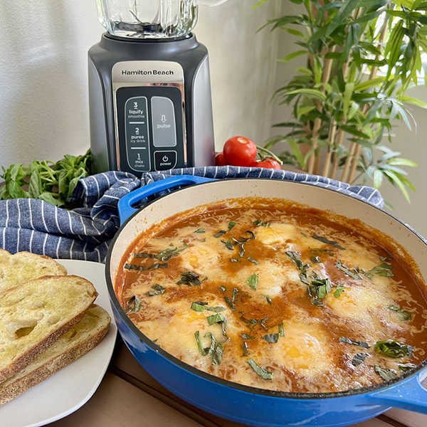 Recipe for Cheesy Eggs in Purgatory Recipe