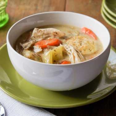 Recipe for Slow Cooker Chicken and Cornbread Dumplings