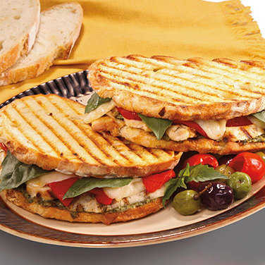 Recipe for Chicken Pesto Panini