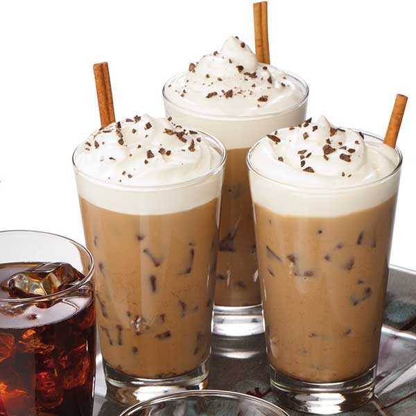 Recipe for Cinnamon Mocha Iced Coffee