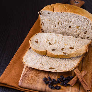 Recipe for Cinnamon Raisin Bread for 1.5-lb. Loaf Bread Maker