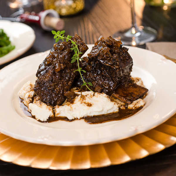 Recipe for Slow Cooker Coffee Braised Short Ribs