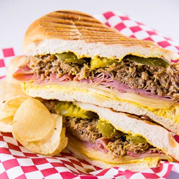 Recipe for Slow Cooker Cuban-Style Shredded Pork Panini