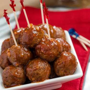 Recipe for Slow Cooker Easy Barbecue Meatballs