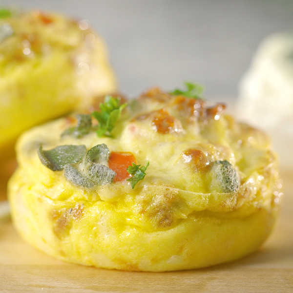 Recipe for Vegetarian Egg Bites