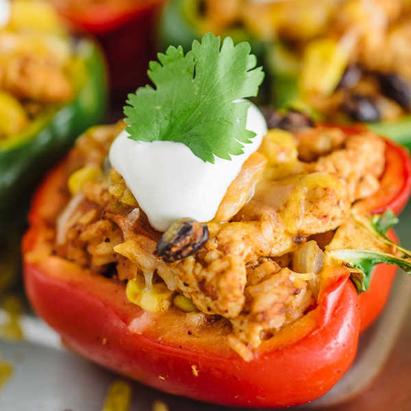 Recipe for Healthy Southwest Stuffed Peppers
