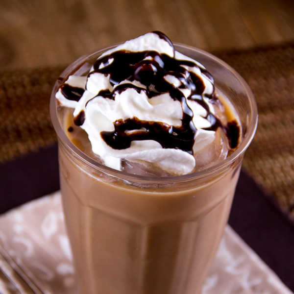 Recipe for Caramel Mocha Iced Coffee