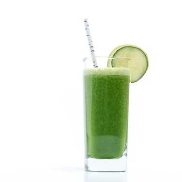 Recipe for Kale Cucumber Cilantro Green Juice