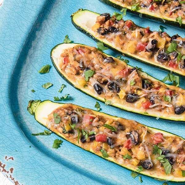 Recipe for Mexican-Inspired Zucchini Boats