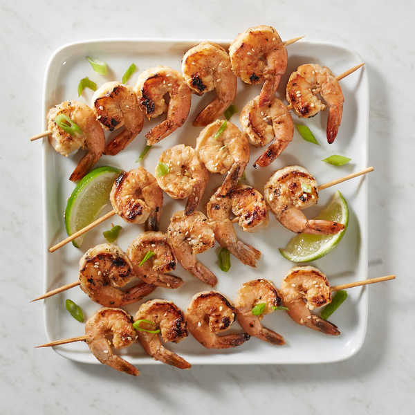 Recipe for Miso Sesame Grilled Shrimp