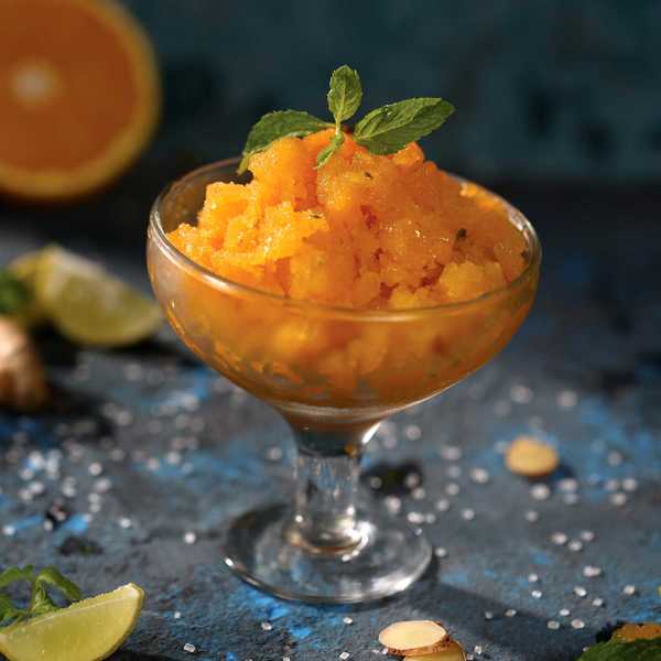Recipe for Orange Ginger Mint Slushy