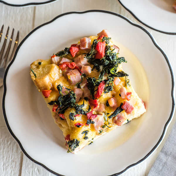 Recipe for Overnight Breakfast Strata