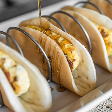 Recipe for Pancake Breakfast Taco