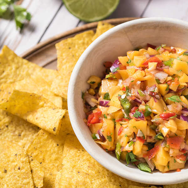 Recipe for Peach and Peppers Salsa
