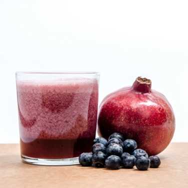 Recipe for Pomegranate  Blueberry Juice