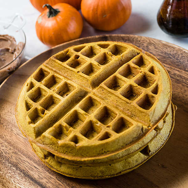 Recipe for Pumpkin Spice Waffles