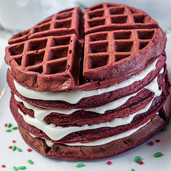 Recipe for Red Velvet Waffles