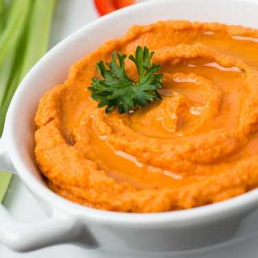 Recipe for Roasted Red Pepper Hummus