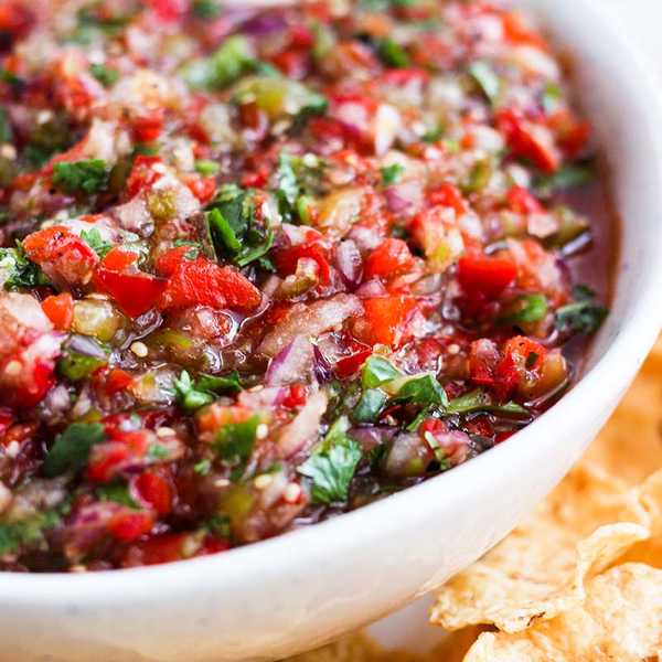 Recipe for Roasted Tomatillo Mild Salsa