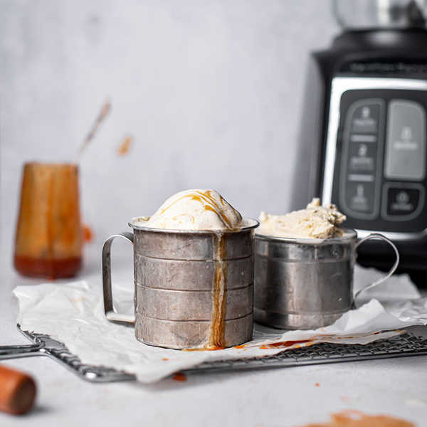 Recipe for Salted Caramel Cheesecake Cottage Cheese Ice Cream Recipe