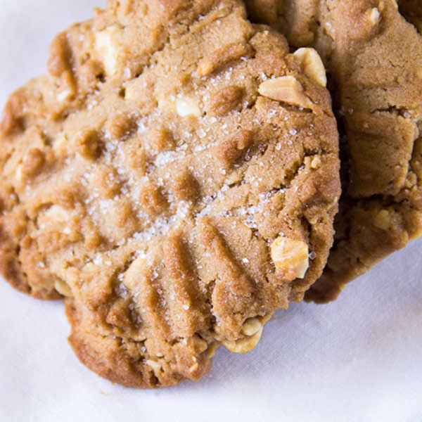 Recipe for Salted Peanut Cookies