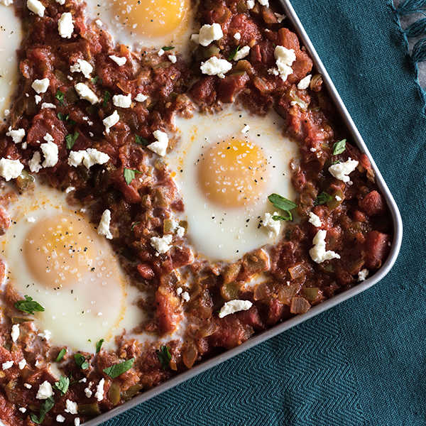 Recipe for Sheet Pan Shakshuka 