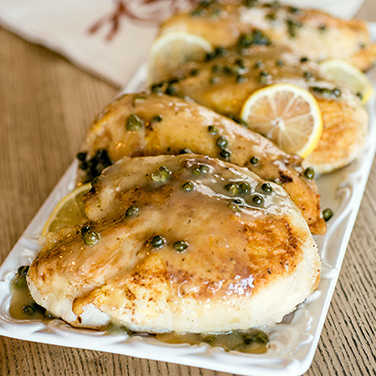 Recipe for Slow Cooker Chicken Piccata