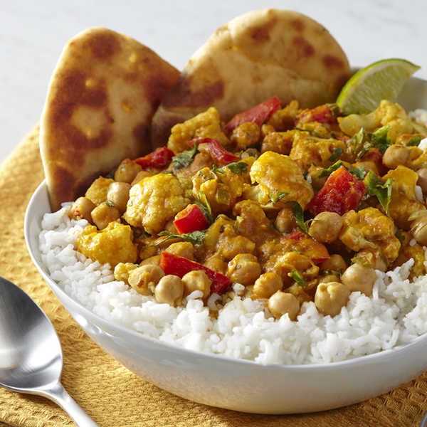 Recipe for Spicy Curried Vegetable and Chickpea Stew
