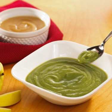 Recipe for Baby Food Spinach and Pear Puree