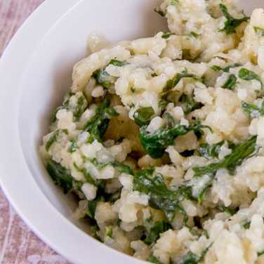 Recipe for Slow Cooker Spinach Risotto 