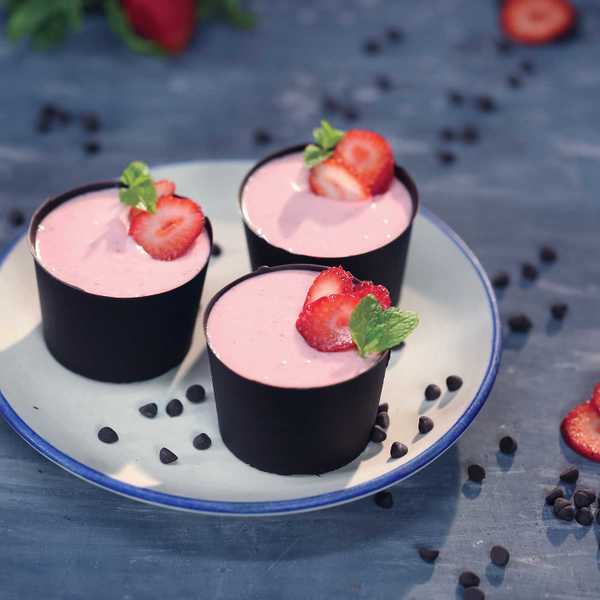 Recipe for Strawberry Chocolate Cups