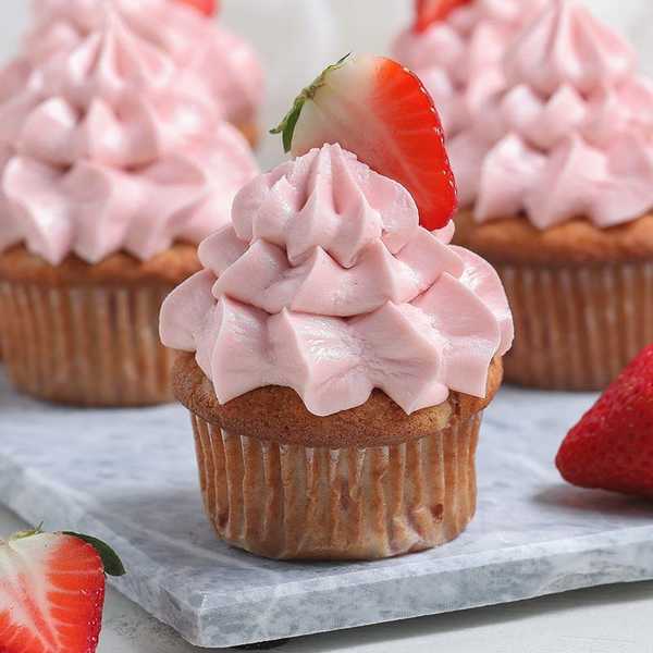 Recipe for Gluten Free Strawberry Cupcakes
